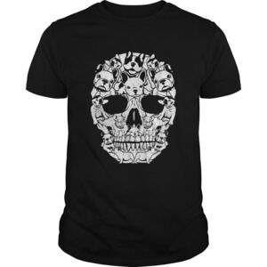 French Bulldog Dog Skull  s Gift Shirt